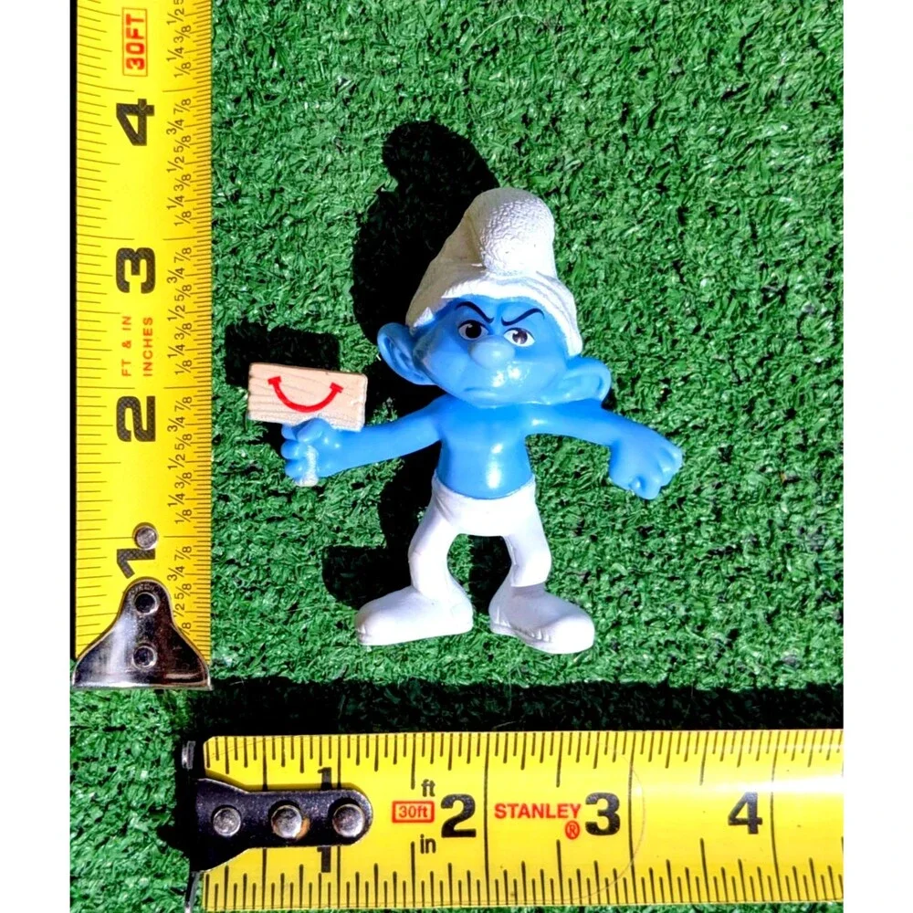 Smurfs Grouchy 2013 McDonalds Peyo #8 Figurine 3